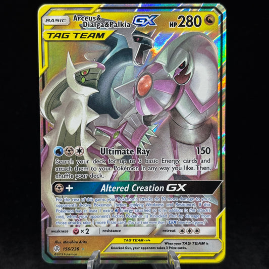 Arceus & Dialga & Palkia GX - SM - Cosmic Eclipse Single Card