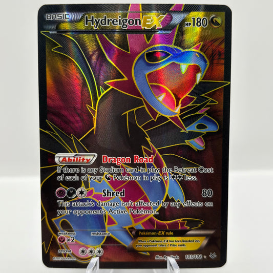 Hydreigon EX (103 Full Art) - XY - Roaring Skies (ROS) Heavy Play Single Card