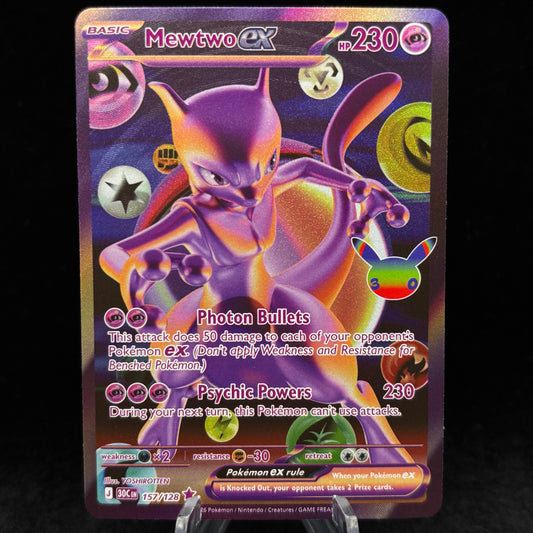 Mewtwo ex - 157/128 - ME: 30th Celebration Single Card