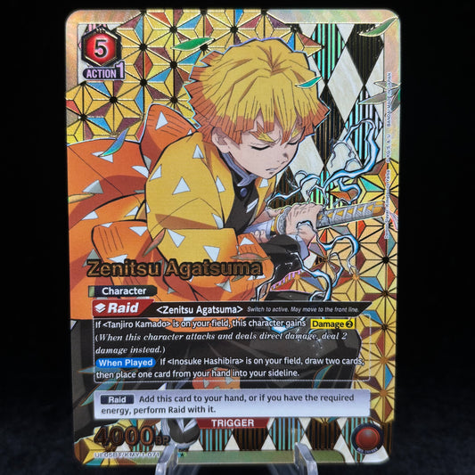 Zenitsu Agatsuma (071) (SR**) - UE05BT: Demon Slayer: Kimetsu no Yaiba Single Card