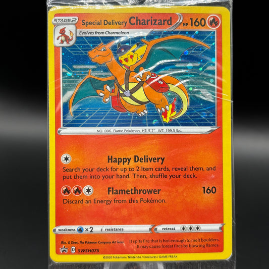 Special Delivery Charizard - SWSH075 Single Card *Sealed*