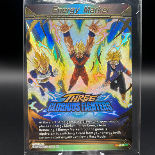Energy Marker - Three Glorious Fighters (M-54) - Three Glorious Fighters (BT30) *Sealed* Single Card