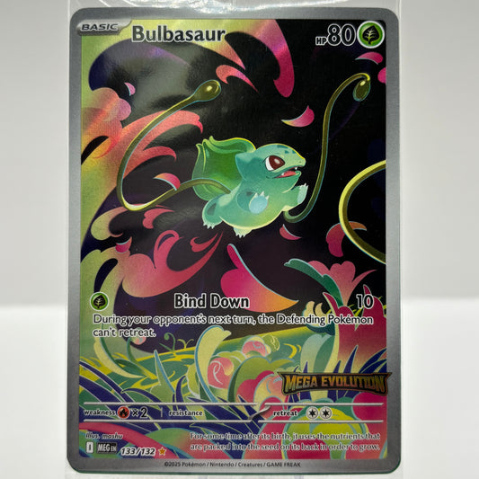 Bulbasaur - 133/132 (Mega Evolution Stamped) *Sealed*
