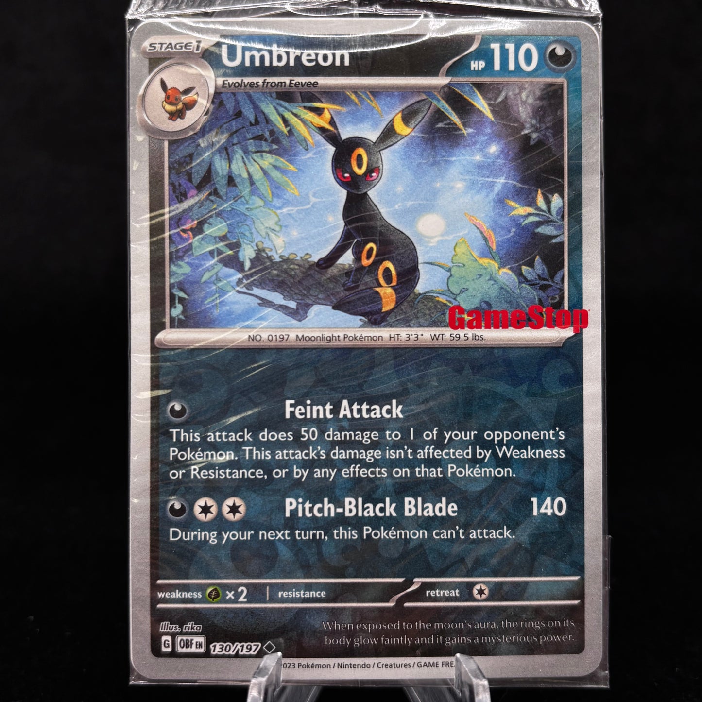 Umbreon - 130/197 (GameStop Exclusive) *Sealed PR* Single Card