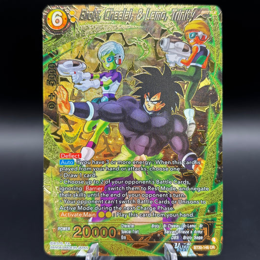 Broly, Cheelai, & Lemo, Trinity - Three Glorious Fighters (BT30) Single Card