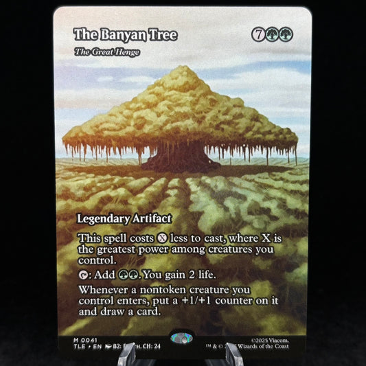 The Banyan Tree - The Great Henge (Borderless) - Avatar: The Last Airbender: Eternal-Legal Single Card