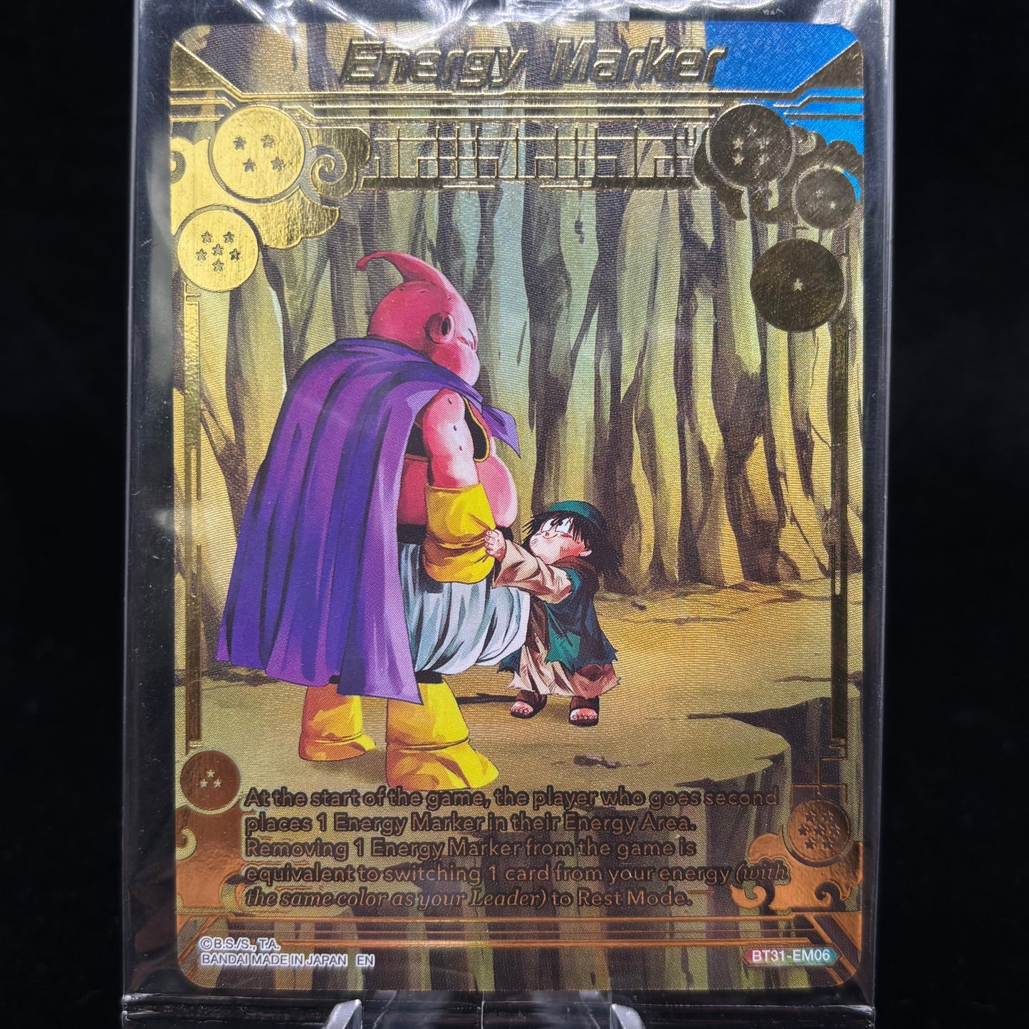 Energy Marker (BT31-EM06) (Gold-Stamped) - Impact Beyond Dimensions *Sealed* Single Card