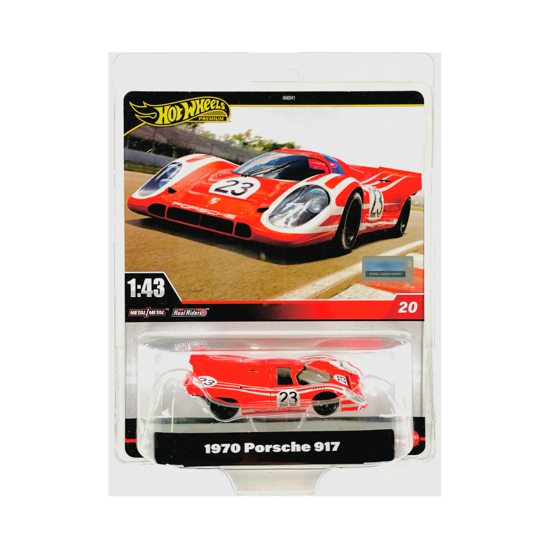 Hot Wheels 1:43 1970 porsche 917 ホットウィール Hot Wheels Real Riders 1970 Porsche 917 Die Cast Car