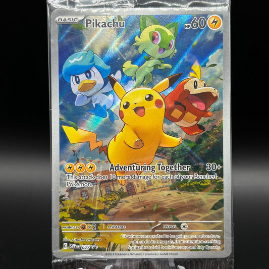 Pikachu - 027 - SV: Scarlet & Violet Promo *Sealed* Single Card