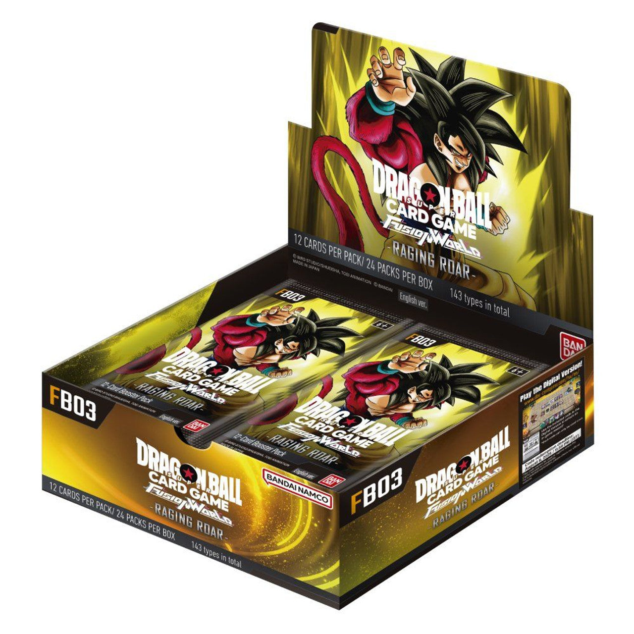 Dragon Ball Fusion World Raging Roar Booster Box FB03