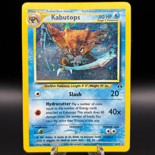 Kabutops (6) - Neo Discovery Single Card *Lightly Played*