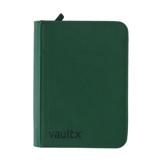 Vault X 4-Pocket Exo-Tec® Zip Binder Forest Green