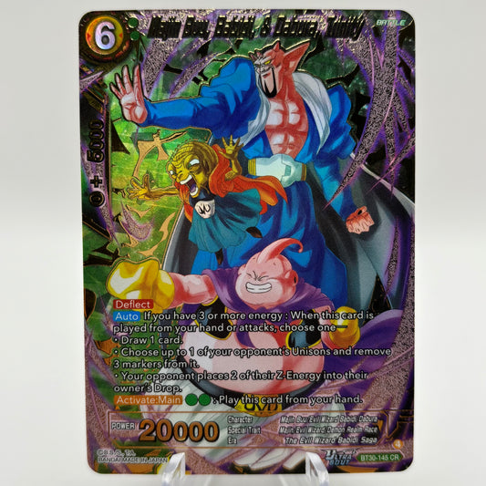 Majin Buu, Babidi, & Dabura, Trinity - Three Glorious Fighters (BT30) Single Card