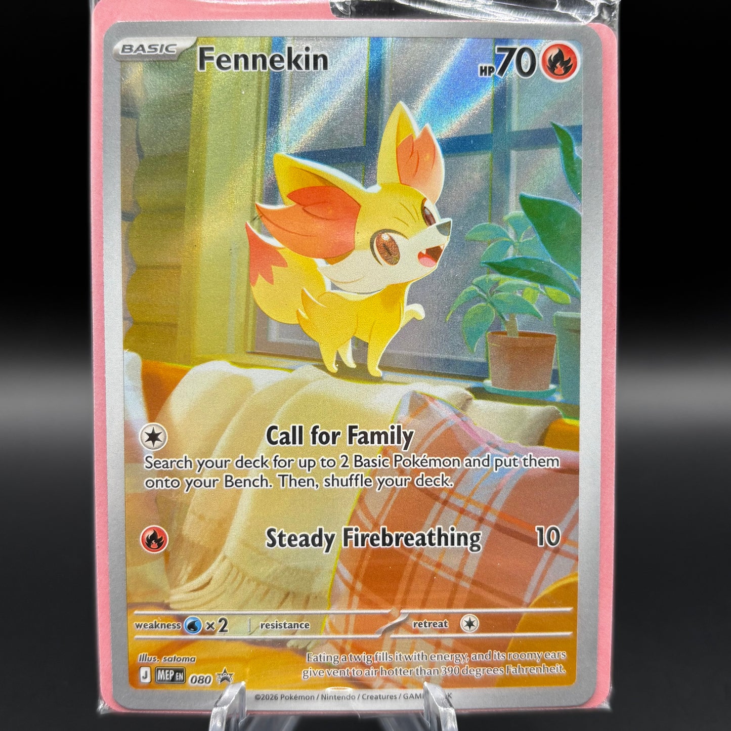 Fennekin - 080 - ME: Mega Evolution PR *Sealed* Single Card