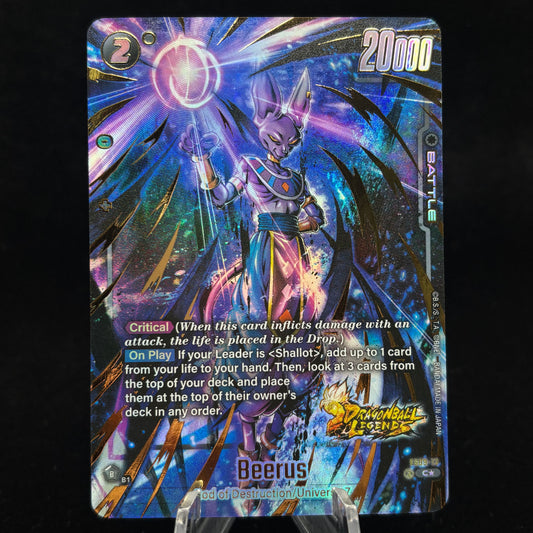 Beerus (Bonus Pack Alternate Art) - Starter Deck 9: Shallot Single Card