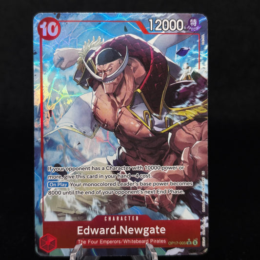Edward.Newgate OP17 (005) (Alternate Art) - The World's Strongest Warriors Single Card