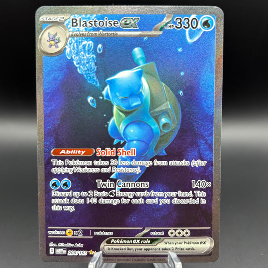 Blastoise ex - 200/165 - SV: Scarlet & Violet 151 single card