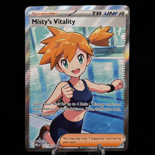 Misty's Vitality - 111/084 - ME05: Pitch Black Single Card