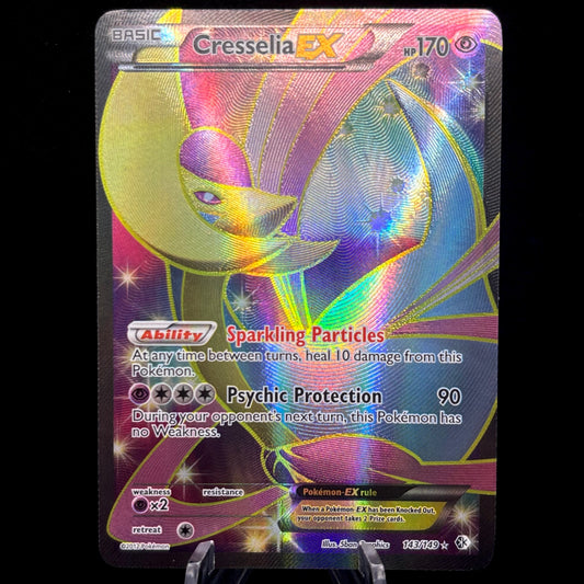 Cresselia EX (143 Full Art) - Boundaries Crossed *Lightly Played* Single Card