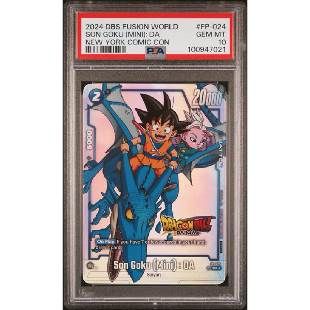 PSA10 2024 ドラゴンボールカード SON GOKU (MINI) PSA 10 Dragon Ball Fusion World Son Goku (Mini): DA New York