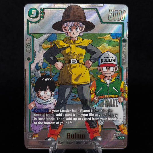 Bulma - SB02-044 (Alternate Art) - Manga Booster 02 Single Card