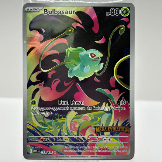 Bulbasaur - 133/132 (Mega Evolution Stamped) *Sealed*