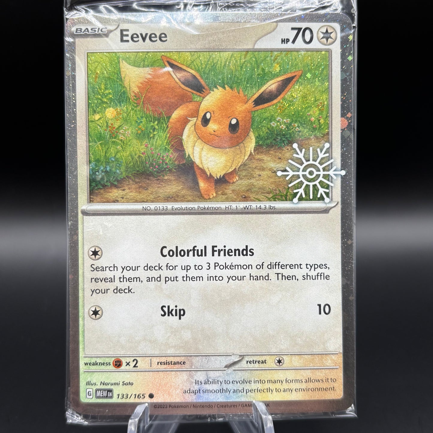 Eevee (Holiday Calendar) *Sealed* Single Card