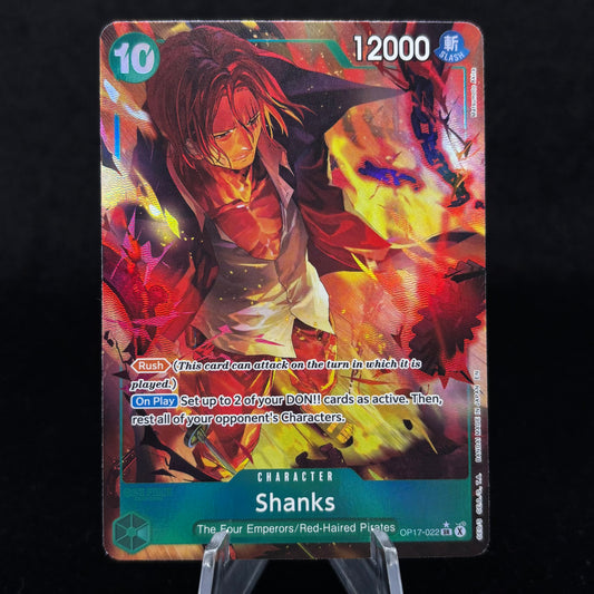 Shanks OP17 (022) (Alternate Art) - The World's Strongest Warriors Single Card
