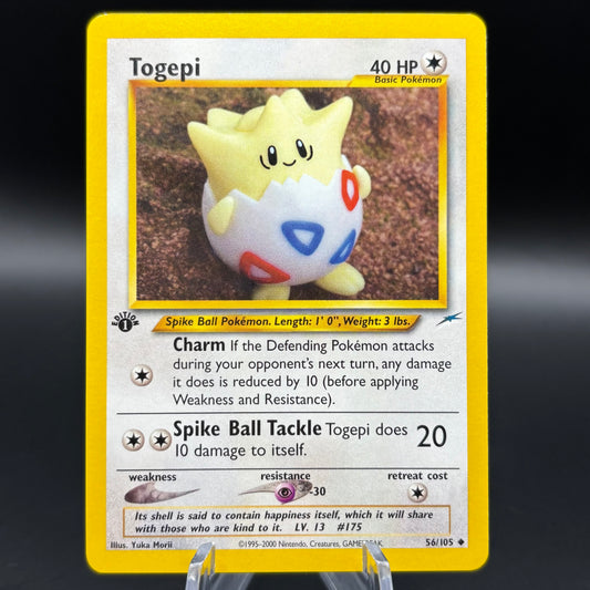 Togepi 56/105 1st Edition Single Card