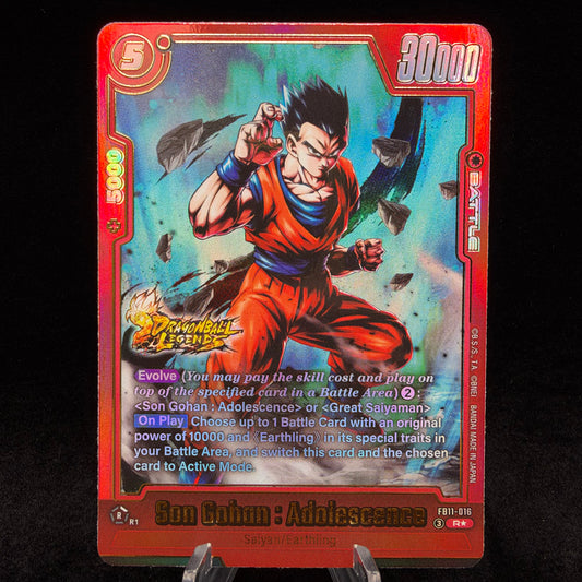 Son Gohan : Adolescence - FB11-016 (Alternate Art) - Brightness of Hope Single Card