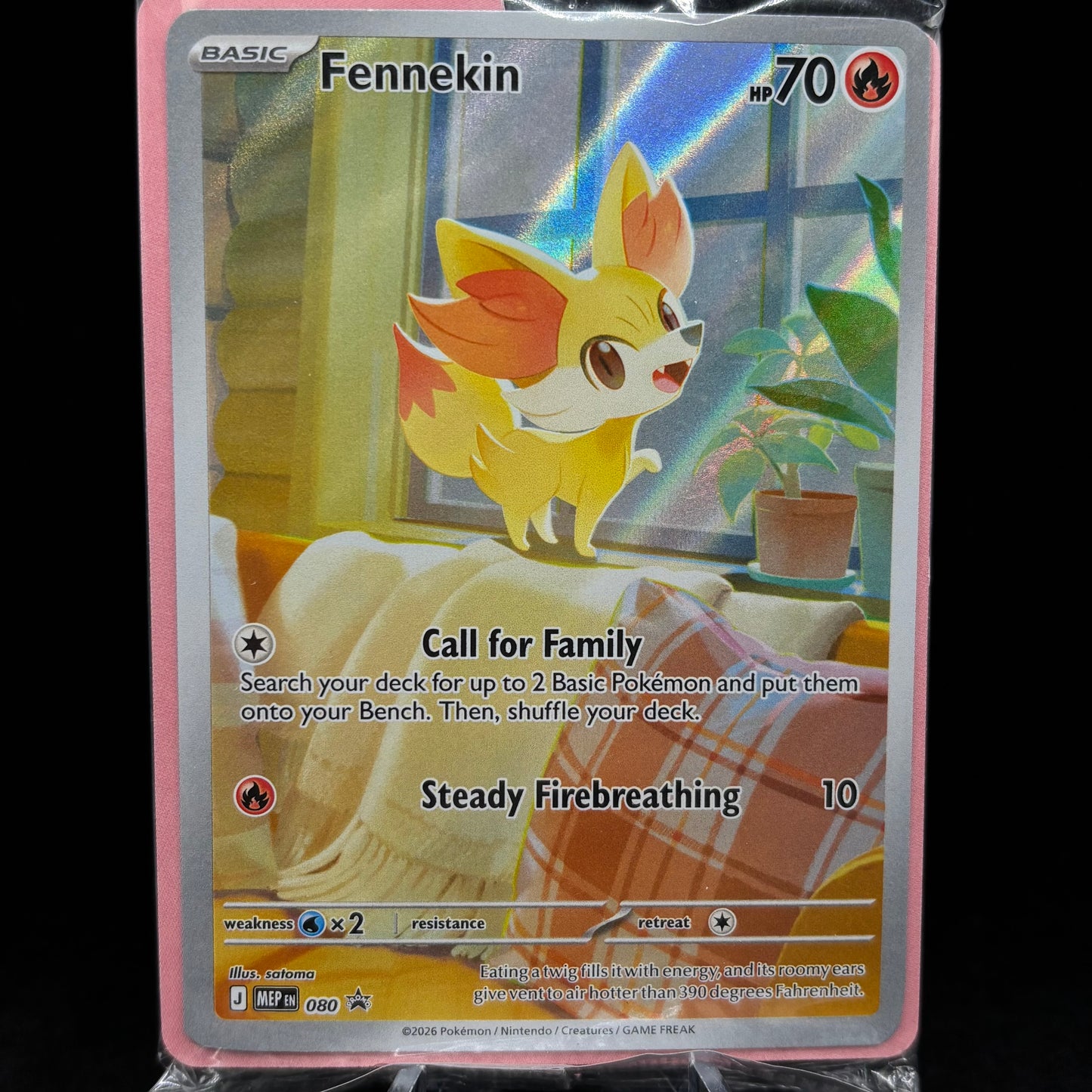 Fennekin - 080 - ME: Mega Evolution *Sealed PR* Single Card