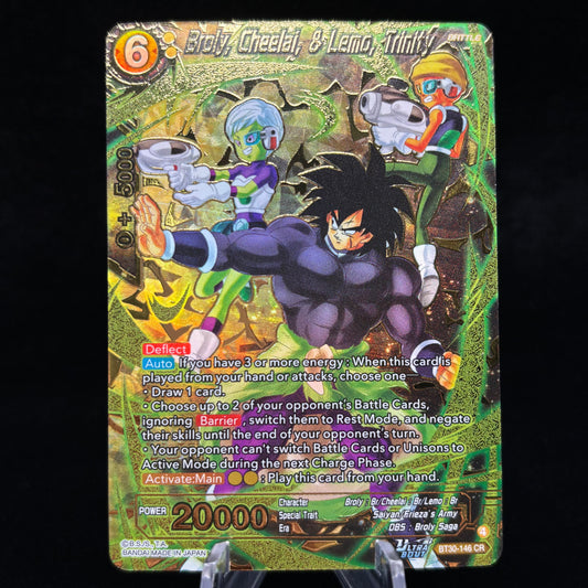 Broly, Cheelai, & Lemo, Trinity - Three Glorious Fighters Single Card