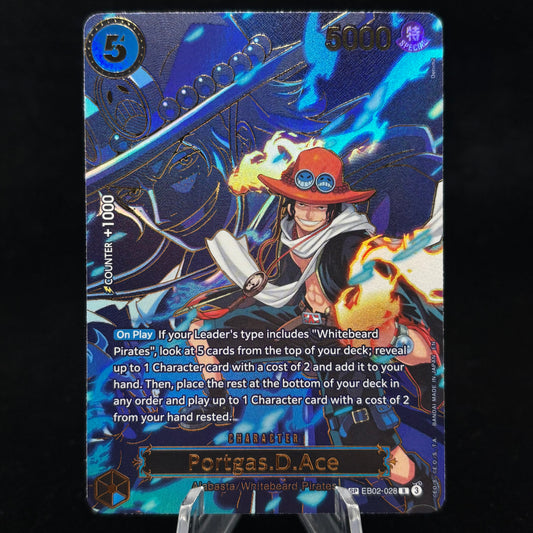 Portgas.D.Ace - EB02-028 (SP) - Carrying On His Will Single Card
