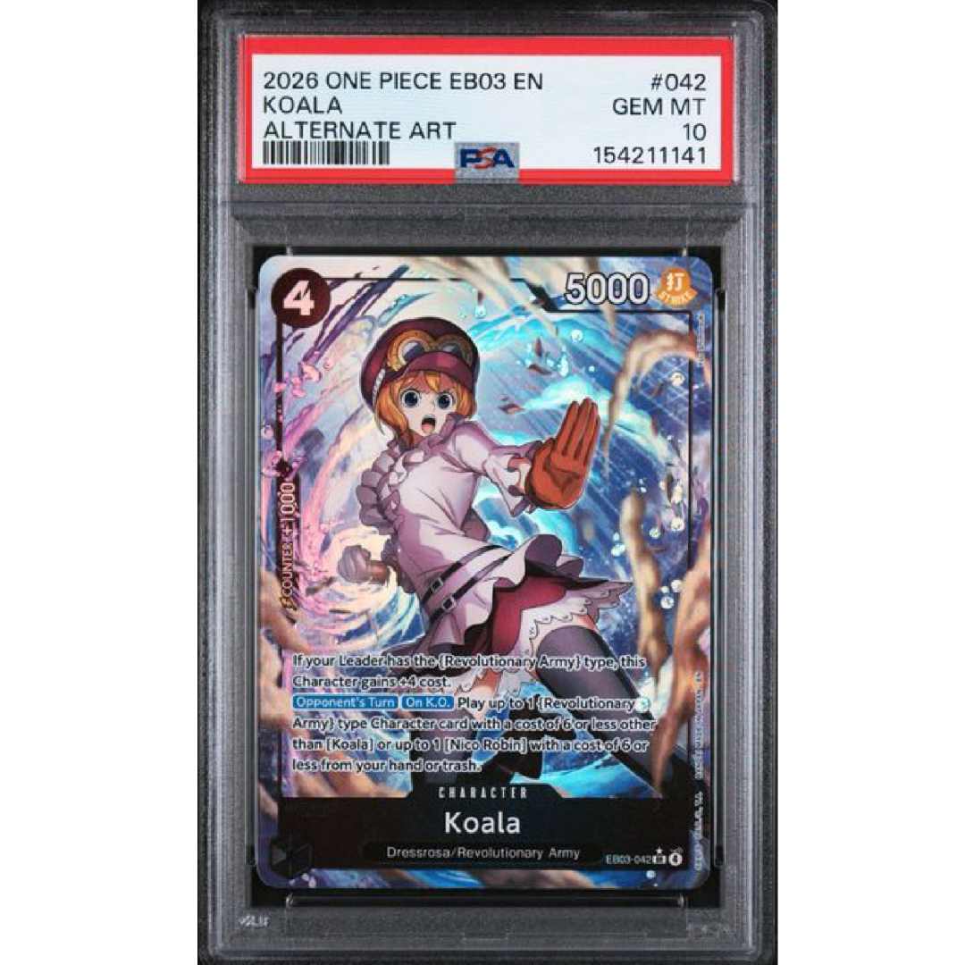 2026 ONE PIECE EB03-EXTRA BOOSTER -ONE PIECE HEROINES EDITION- #042 KOALA ALTERNATE ART