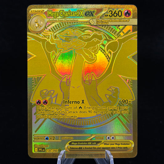 Mega Charizard X ex - 130/094 - ME02: Phantasmal Flames (PFL) Single Card