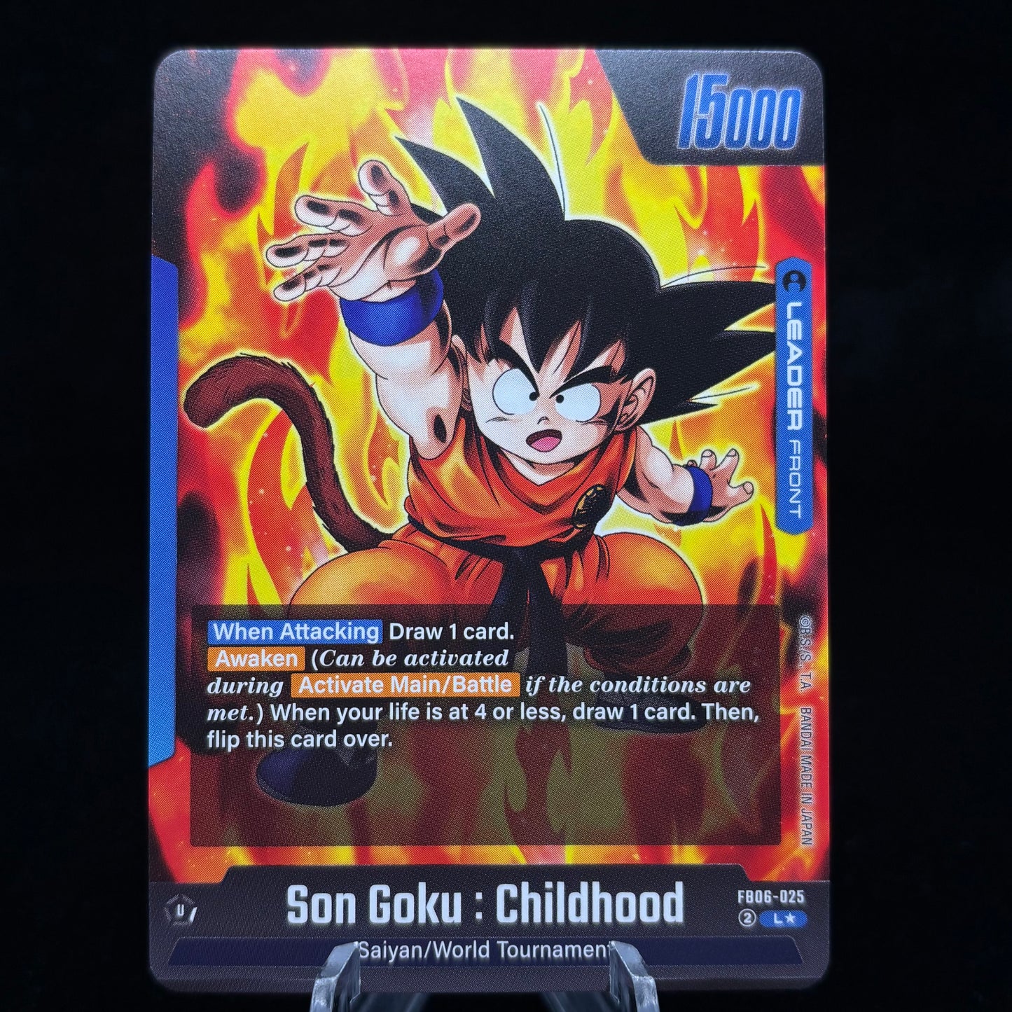 Son Goku : Childhood - FB06-025 (Alternate Art) - Rivals Clash Single Card