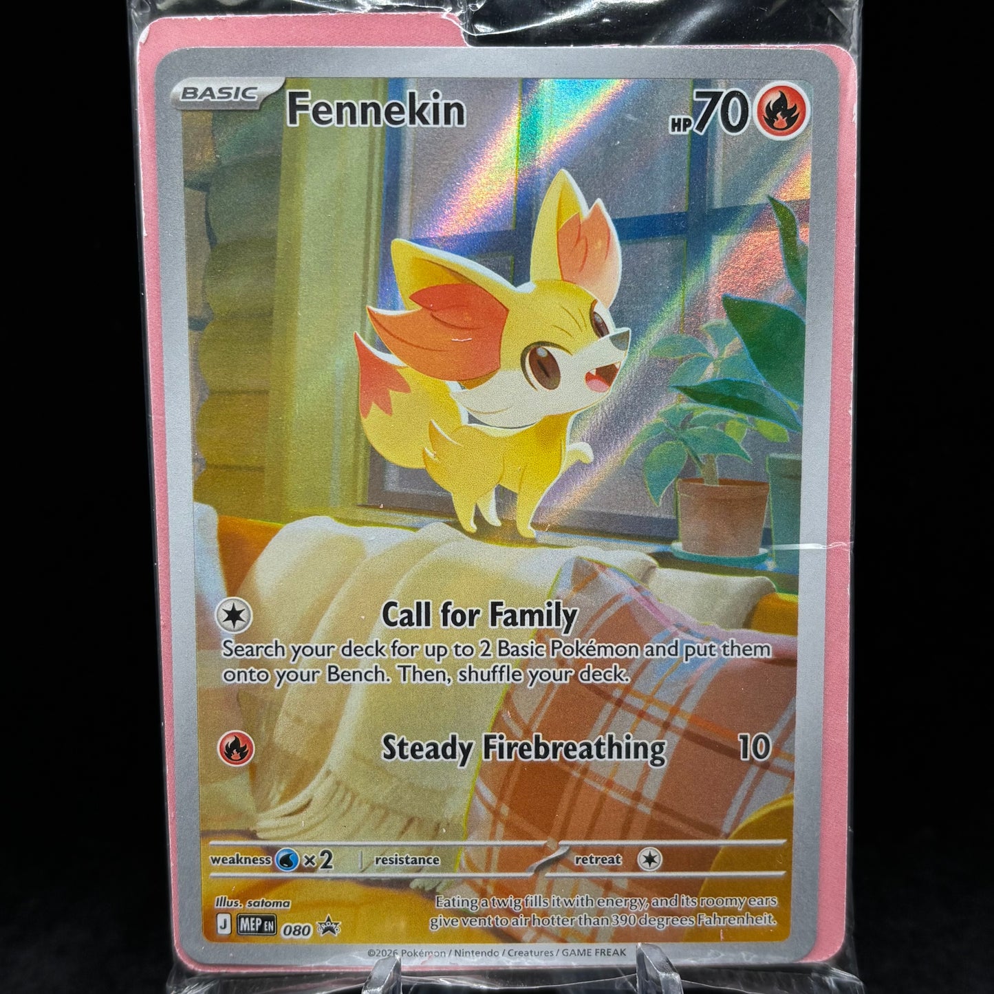 Fennekin - 080 - ME: Mega Evolution *Sealed PR* Single Card