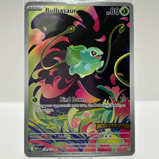 Bulbasaur - 133/132 (Mega Evolution Stamped) *Sealed*