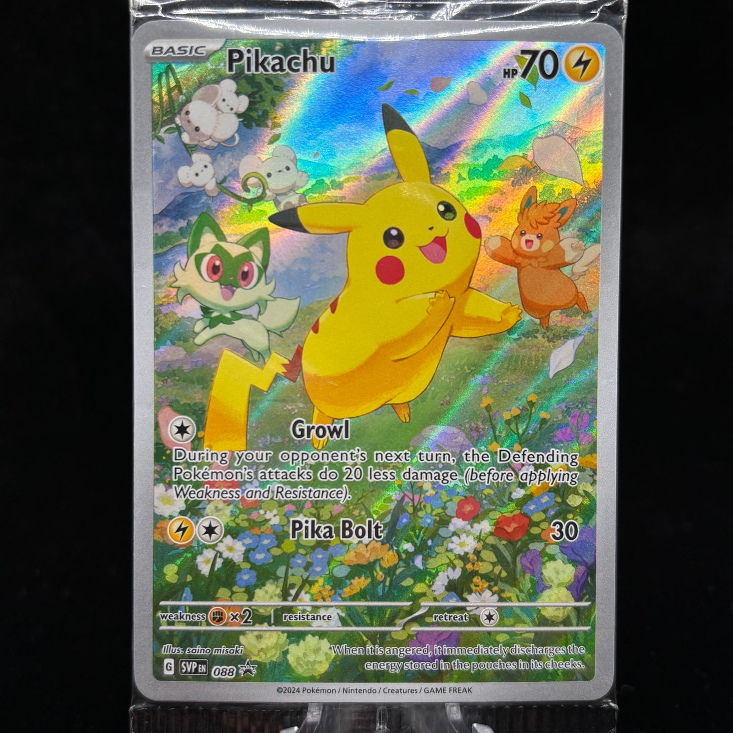 Pikachu - 088 - SV: Scarlet & Violet *Sealed PR* Single Card