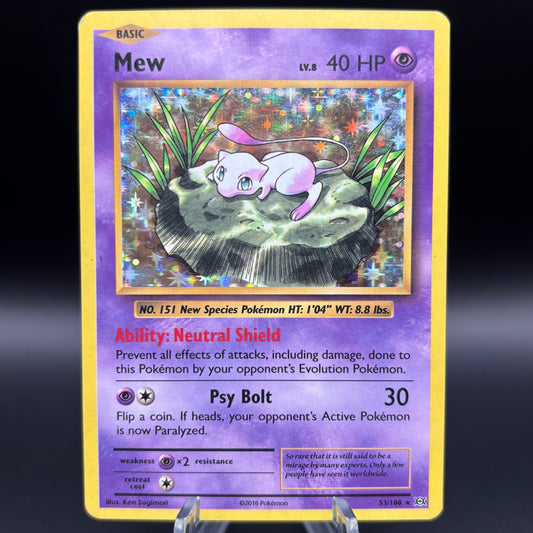Mew - 53/108 (XY Evolutions) - Deck Exclusives *Lightly Played * Single Card
