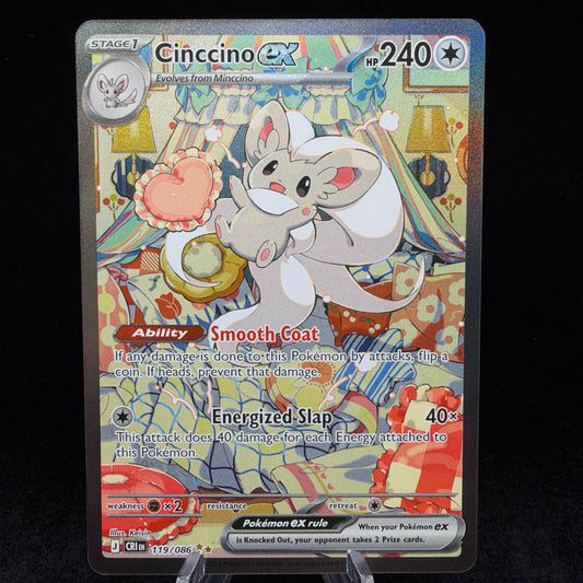 Cinccino ex - 119/086 - ME04: Chaos Rising Single Card
