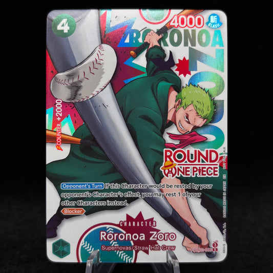 Roronoa Zoro (Round 1 Promo) - One Piece PR Single Card