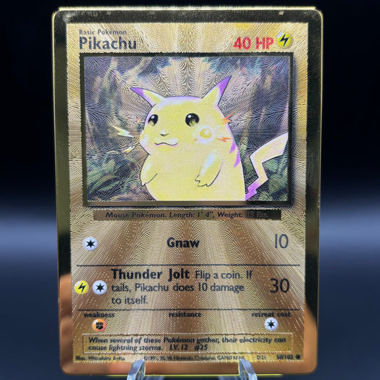 Pikachu - 58/102 (Celebrations Metal Card) - Miscellaneous Cards & Products *Lightly Played*