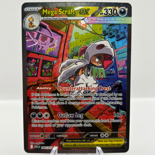Mega Scrafty ex - 285/217 - ME: Ascended Heroes (ASC) Single Card