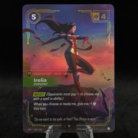 Irelia, Fervent - Spiritforged (SFD) Single Card