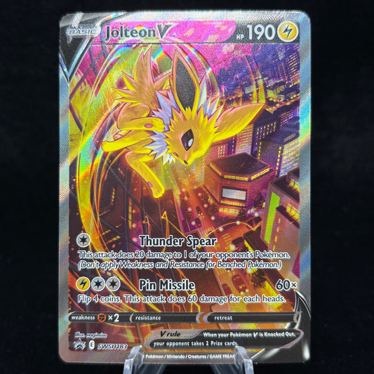 Jolteon V - SWSH183 Single Card