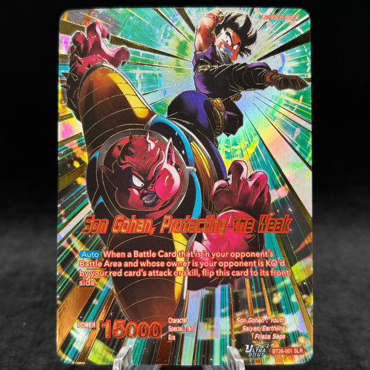 Son Gohan // Son Gohan, Protecting the Weak (SLR) Single Card