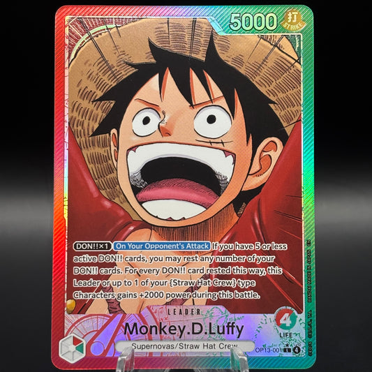 Monkey.D.Luffy (001) (Alternate Art) - Carrying On His Will Single Card