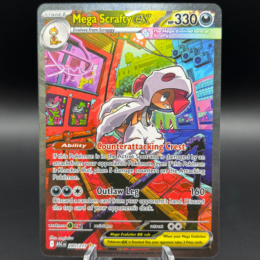 Mega Scrafty ex - 285/217 - ME: Ascended Heroes Single Card