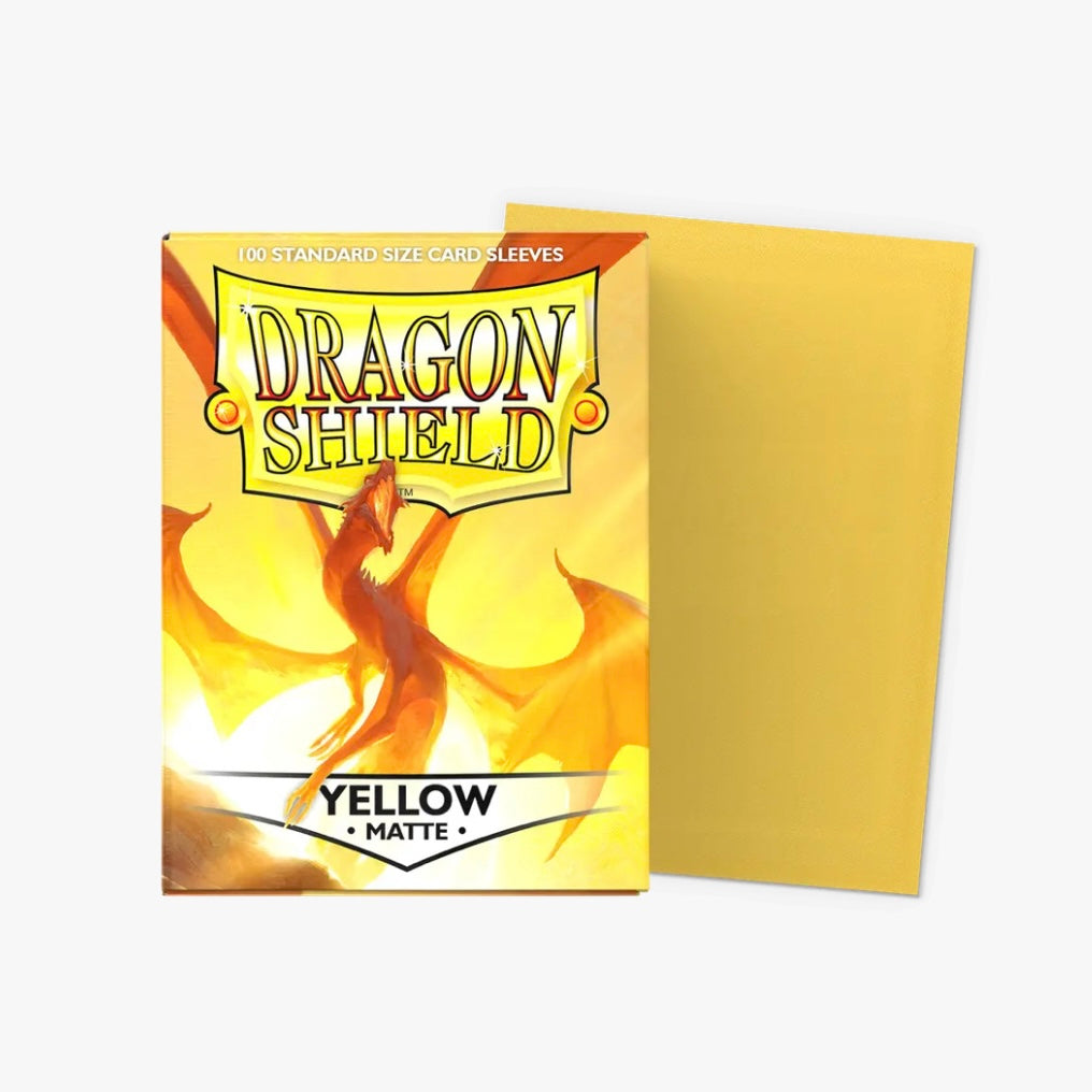 Dragon Shield Yellow Matte Sleeves